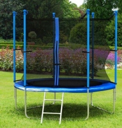 Батут с внутренней сеткой и лестницей, HEGEN Internal 8ft (244 см), фото 2
