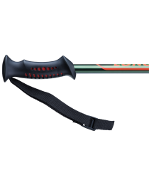 Палки для скандинавской ходьбы Longway, 77-135 см, 2-секционные, тёмно-зеленый/оранжевый, фото 4