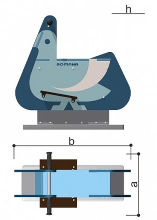 Качалка одноместная Romana 108.29.00-06 для детской площадки, фото 2