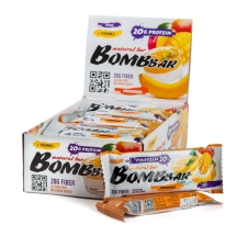 Протеиновый батончик Bombbar 60 гр, Манго-банан, шт.