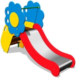 Детская горка Цветик Г042 H=650 для игровых площадок, фото 1