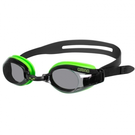 Очки для плав. &quot;ARENA Zoom X-Fit&quot;, арт.9240456, ДЫМЧАТЫЕ линзы, регулир.перенос., зеленая оправа, фото 1