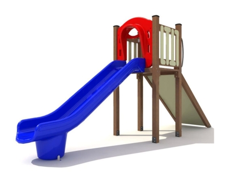 Детская горка ActiWood AW-10/1500 для игровой площадки, фото 1