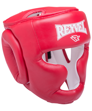 Шлем закрытый RV-301, кожзам, красный, фото 1