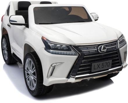 Детский электромобиль Lexus LX570 4WD MP4 - DK-LX570-WHITE-MP4, фото 6