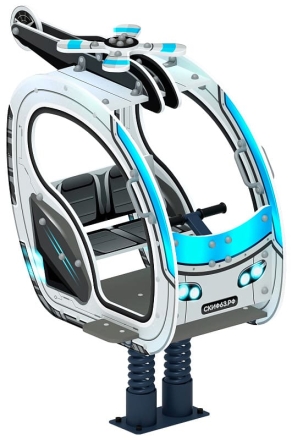 Вертолетик - Качалка на пружине (Техно) - ИО 23.03.04-03, фото 4