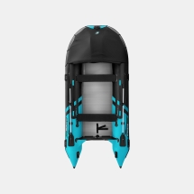 Gladiator C 420 AL ACTIVE Черно-бирюзовый моторная лодка ПВХ Алюминиевый пайол