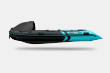 Gladiator C 420 AL ACTIVE Черно-бирюзовый моторная лодка ПВХ Алюминиевый пайол