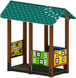 Домик средний 2 (Город) МФ 10.01.06-01, фото 1 Домик средний 2 (Город) МФ 10.01.06-01, фото 1