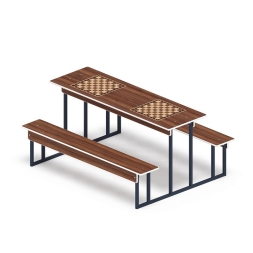 Шахматы - Столик для взрослых - МФ 32.01.02-01, фото 1 Шахматы - Столик для взрослых - МФ 32.01.02-01, фото 1