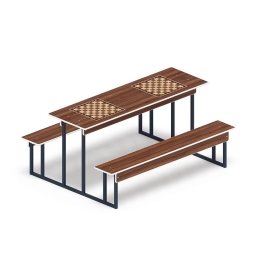 Шахматы - Столик для взрослых - МФ 32.01.02-01, фото 3 Шахматы - Столик для взрослых - МФ 32.01.02-01, фото 3