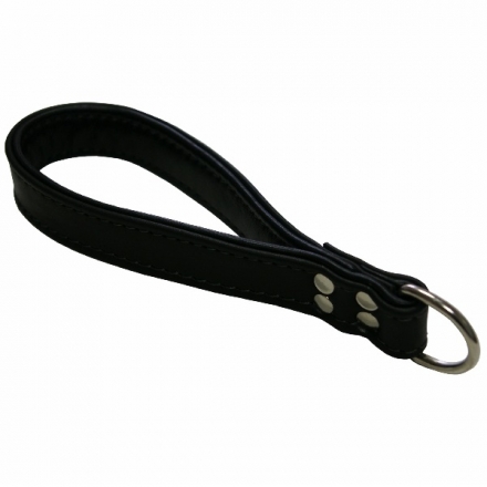 Петля лямка для тяги Вип Комфорт одинарная кожанная, фото 1