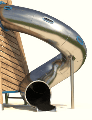 Светопрозрачная горка-труба, фото 3