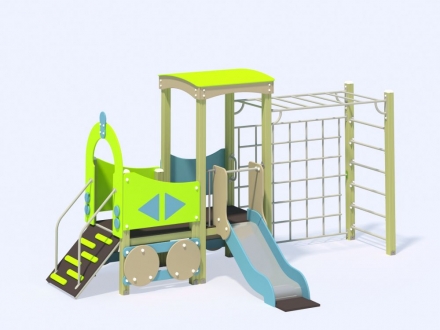 МФ 4.053 Паровоз с рукоходом и горкой, фото 1