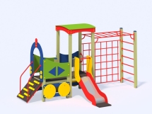 МФ 4.053 Паровоз с рукоходом и горкой