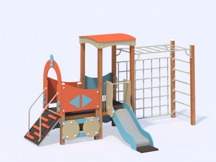 МФ 4.053 Паровоз с рукоходом и горкой, фото 5