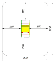 Качалка на пружине Лягушонок КБ-15Х для игровой площадки