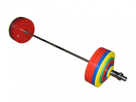 Штанга рекордная  для пауэрлифтинга  382,5 кг в наборе  ШП-011 , фото 1