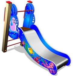 Детская горка Море Г038 H=650 для игровых площадок, фото 1