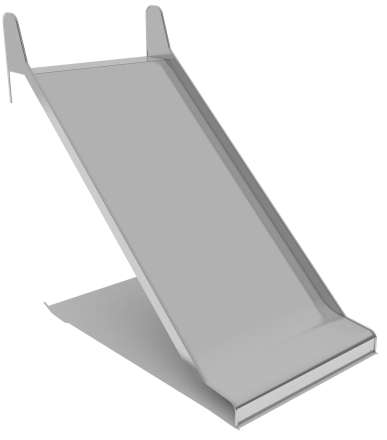 Горка из нержавеющей стали ГГН-1500.2500.008 для детской площадки, фото 1