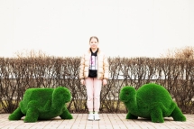 Топиари Черепаха с кашпо Бринхилда - газон Deluxe