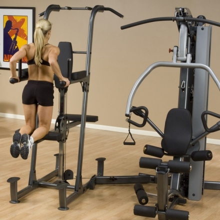 Пресс-турник-брусья с противовесом для Body-Solid F400-F500-F600, фото 5