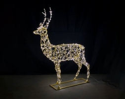 Световая фигура Олень рождественский большой d004, фото 1