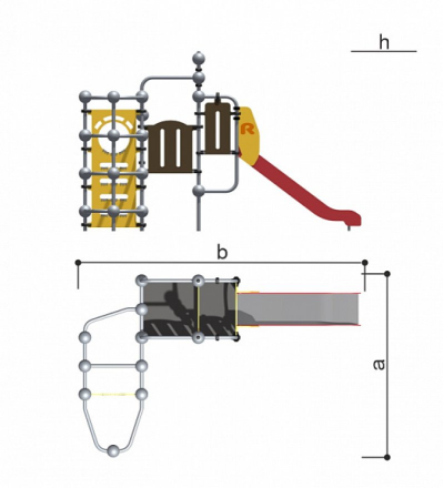 Детский спортивно-игровой комплекс Romana 057.16.00, фото 3