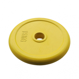 Диск JOHNS d51 мм цветной обрезиненный, 15кг