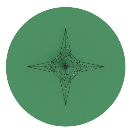 Пирамида - СК 2.05.04-РК сетка на резиновое покрытие, фото 2