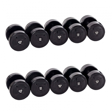 Гантельный ряд PROFI-FIT POWER 40 кг - 50 кг (5 пар), шаг 2,5 кг, фото 1