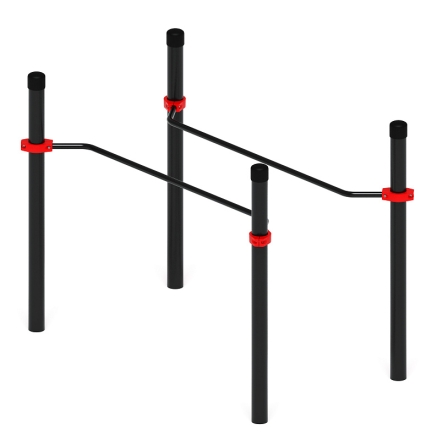 Воркаут ЛОВ 108 красный ВТ 102.01-01, фото 2