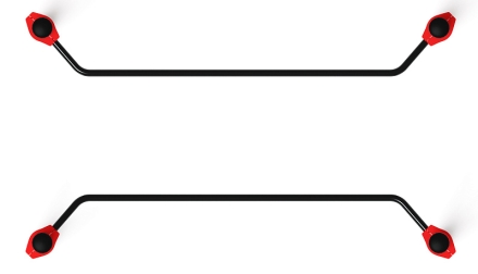 Воркаут ЛОВ 108 красный ВТ 102.01-01, фото 3