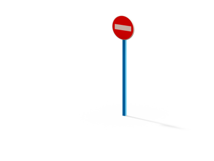 ДОУ 6.12 Знак Въезд запрещен, фото 1