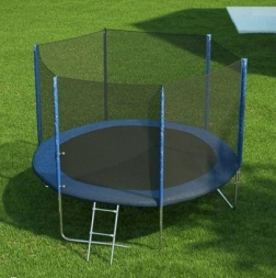 Батут с внешней сеткой и лестницей, HEGEN External 10ft (305 см), фото 2