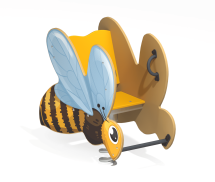 Качалка на пружине КБ-13Х для игровой площадки