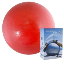 Мяч гимнастический &quot;PALMON&quot;, диам. 45 см, красный