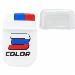 Грим-краска болельщика &quot;3 Color&quot;, бело-сине-красный