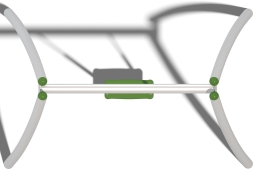 Качели Взлет Papercut КЧ080.00.1 для детской площадки, фото 3 Качели Взлет Papercut КЧ080.00.1 для детской площадки, фото 3