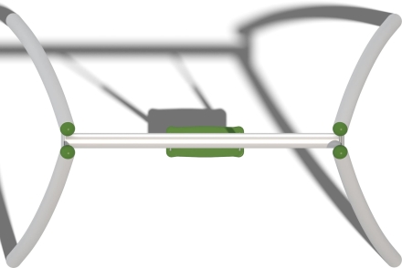 Качели Взлет Papercut КЧ080.00.1 для детской площадки, фото 3