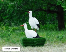 Топиари Аисты в гнезде, семья газон Eco