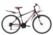 Велосипед Challenger Agent 26 черно-красный 18''