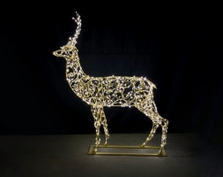 Световая фигура Олень рождественский малый d007, фото 4