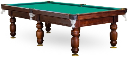 Бильярдный стол - Ладога 9 Футов, Русская пирамида, Сланец Orero 25 мм, фото 1