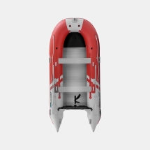 Gladiator C 420 AL ACTIVE Красно-белый моторная лодка ПВХ Алюминиевый пайол