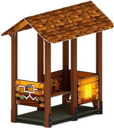 Домик средний 2 (Эко) МФ 10.01.06-02, фото 4 Домик средний 2 (Эко) МФ 10.01.06-02, фото 4