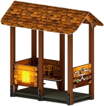 Домик средний 2 (Эко) МФ 10.01.06-02 Домик средний 2 (Эко) МФ 10.01.06-02