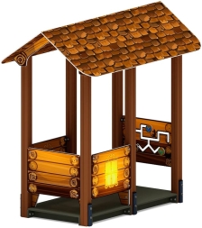 Домик средний 2 (Эко) МФ 10.01.06-02, фото 2 Домик средний 2 (Эко) МФ 10.01.06-02, фото 2