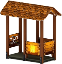 Домик средний 2 (Эко) МФ 10.01.06-02 Домик средний 2 (Эко) МФ 10.01.06-02