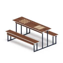 Нарды + Шахматы - Столик для взрослых - МФ 32.01.04-01, фото 3 Нарды + Шахматы - Столик для взрослых - МФ 32.01.04-01, фото 3